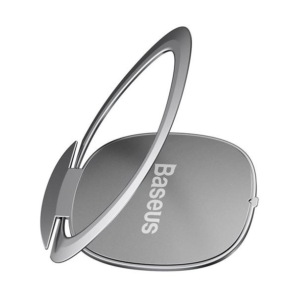 Baseus ultracienki samoprzylepny uchwyt ring podstawka do telefonu srebrny (SUYB-0S)-2156421