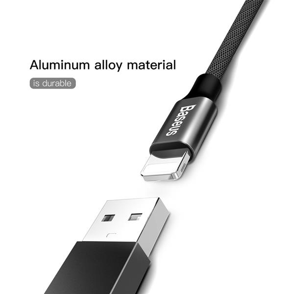 Baseus kabel Yiven USB - Lightning 1,8 m 2A czarny-2044256