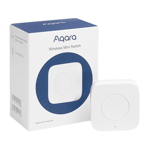 Aqara przełącznik bezprzewodowy WXKG11LM Wireless Mini Switch biały-3035328