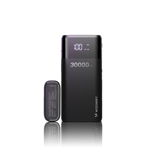Wozinsky power bank 30000mAh 4 x USB z wyświetlaczem LCD 4 A czarny (WPB-001BK)-2166269