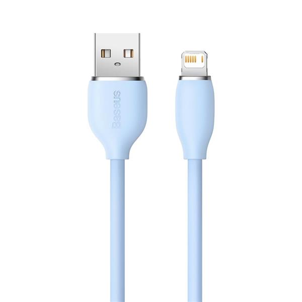 Baseus kabel Jelly Liquid USB - Lightning 1,2 m 2,4A niebieski-2987093