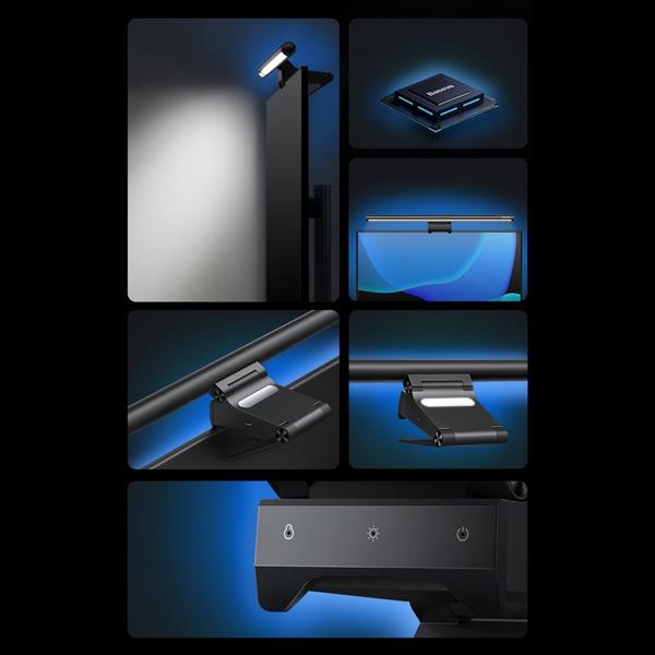 Baseus i-wok2 lampka LED na monitor do pulpitu oświetlenie ekranu czarny (DGIW000101)-2404008