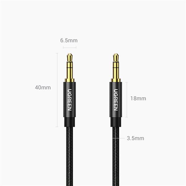 Ugreen kabel audio 2 x mini jack 3,5mm 2m czarny (50363 AV112)-2295932