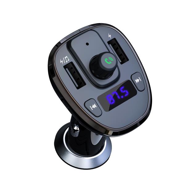 XO transmiter FM BCC05 Bluetooth MP3 ładowarka samochodowa 18W czarna-3010601