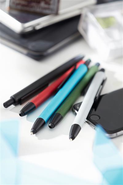 Długopis GENEVA, czarny, niebieski-2548389