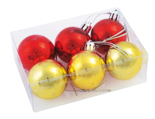 Ozdoby świąteczne XMAS LINE, czerwony, złoty-2306592