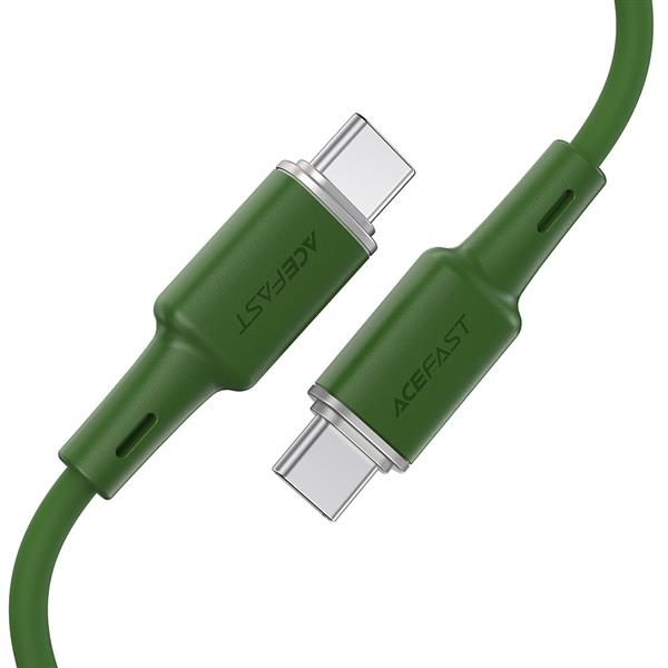 Acefast kabel USB Typ C - USB Typ C 1,2m, 60W (20V/3A) zielony (C2-03 oliver green)-2270082