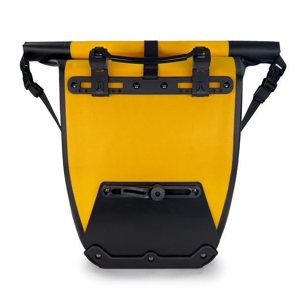 Wozinsky wodoodporna torba rowerowa sakwa na bagażnik 25l żółty (WBB24YE)-2260839