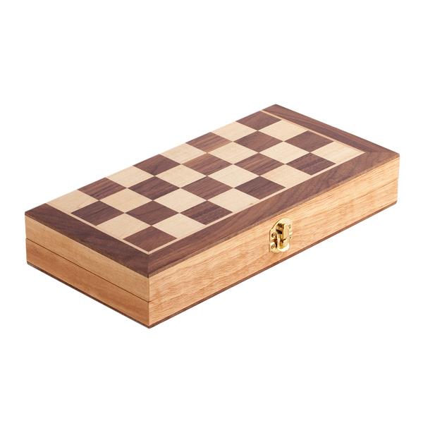 Drewniane szachy, brązowy - druga jakość-2352258