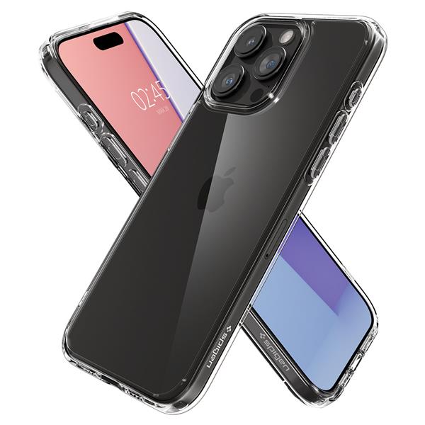 Spigen Crystal Hybrid, crystal clear - iPhone 15 Pro Max-3138325