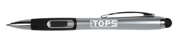 Długopis LUX TOUCH, srebrny-2306733