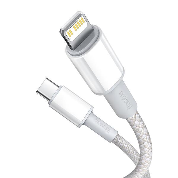 Baseus kabel USB Typ C - Lightning szybkie ładowanie Power Delivery 20 W 1 m biały (CATLGD-02)-2170790