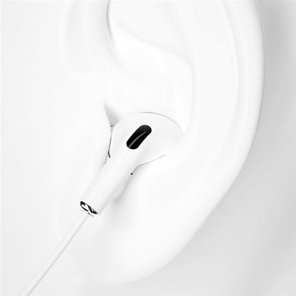 Dudao dokanałowe słuchawki zestaw słuchawkowy z pilotem i mikrofonem USB Typ C biały (X14T white)-2155631