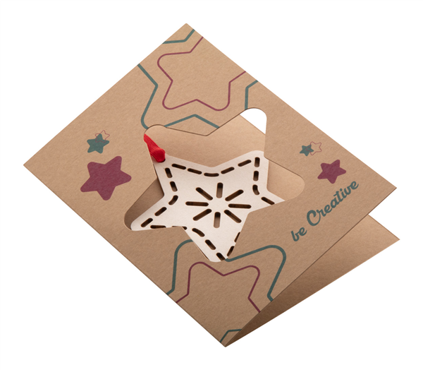 karta/kartka świąteczna - gwiazda TreeCard Eco-3143880