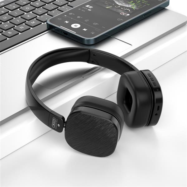 XO Słuchawki Bluetooth BE23 czarne nauszne-2108769