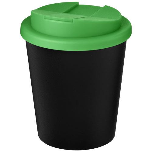Kubek Americano® Espresso Eco z recyklingu o pojemności 250 ml z pokrywą odporną na zalanie -2338871
