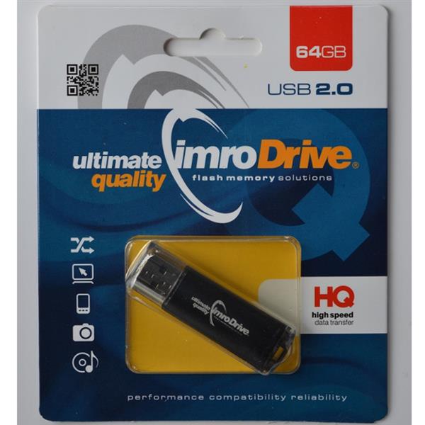 Imro pendrive 64GB USB 2.0 Black czarny-2111592
