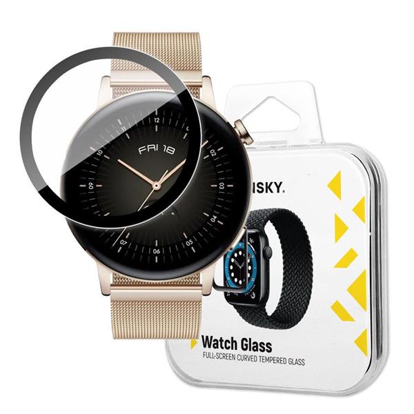 Wozinsky Watch Glass hybrydowe szkło do Huawei Watch GT 3 42 mm czarny-2395386