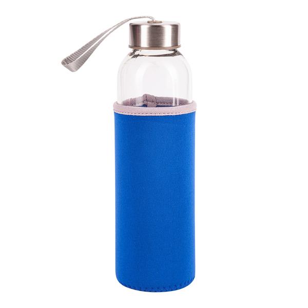 Szklana butelka Vim 500 ml, niebieski-1531728