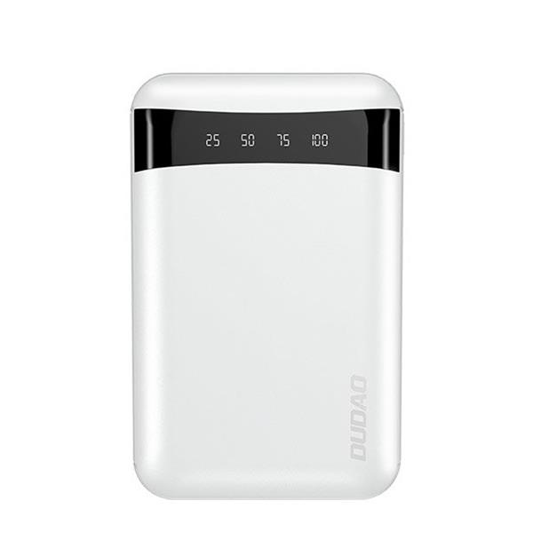 Dudao przenośny powerbank USB 10000mAh biały (K3Pro mini)-3103456