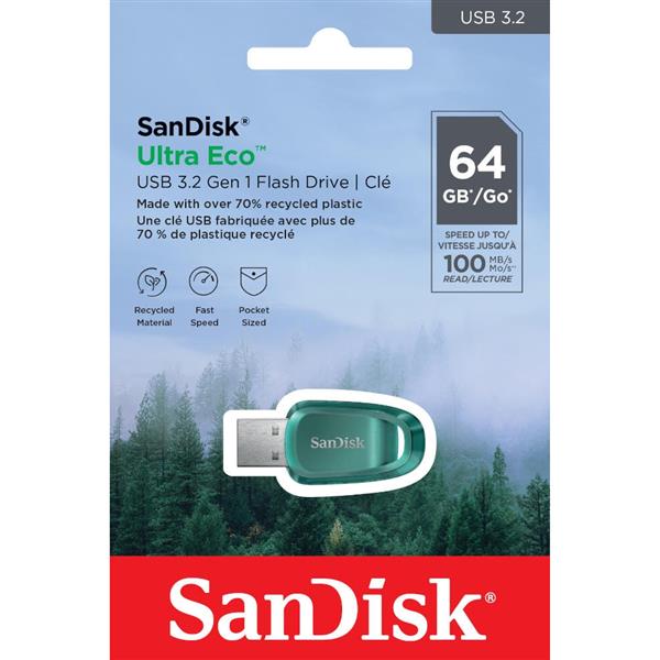 Sandisk dysk Ultra Eco USB 3.2 64GB 100MB/s-3033420
