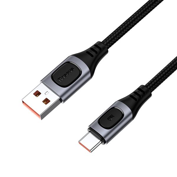 Baseus kabel Flash USB - USB-C 1,0 m 5A szary-2116013