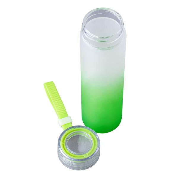 Butelka szklana Invigorate 400 ml, zielony-1622955