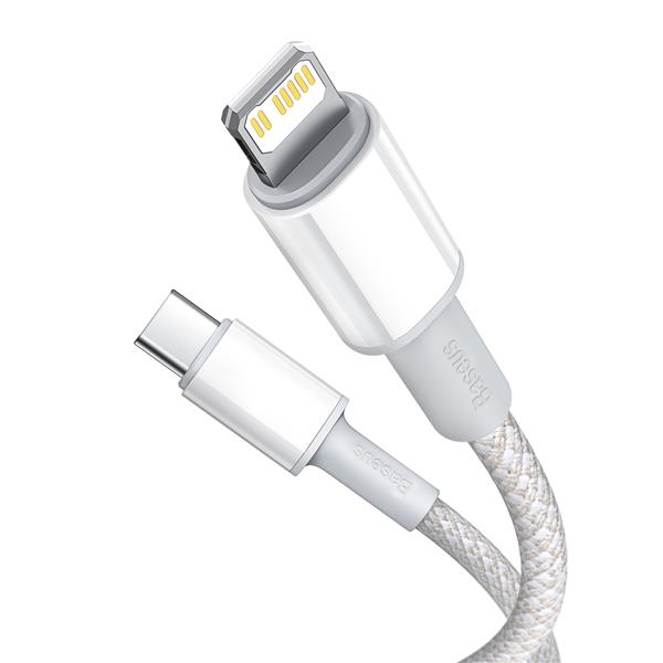 Baseus kabel High Density PD USB-C - Lightning 1,0 m biały 20W-2116087
