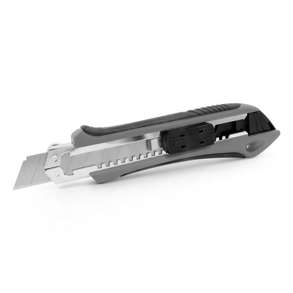 Nóż do tapet z mechanizmem zabezpieczającym, zapasowe ostrza w komplecie | Sutton-2350395