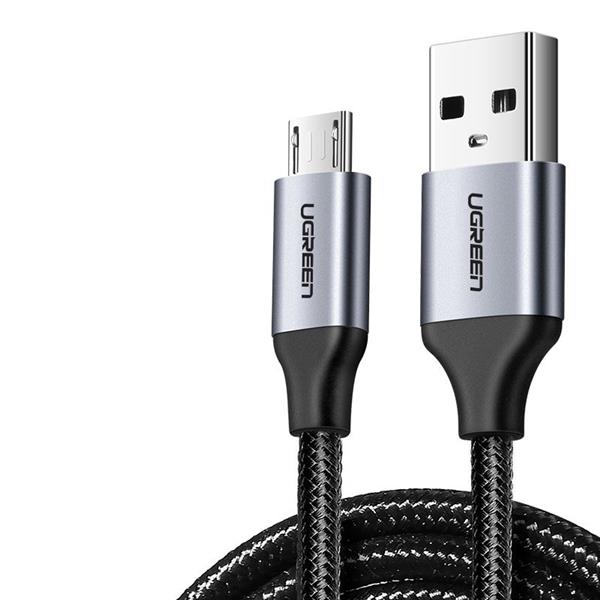 Ugreen kabel przewód USB - micro USB 0,5m szary (60145)-2150857