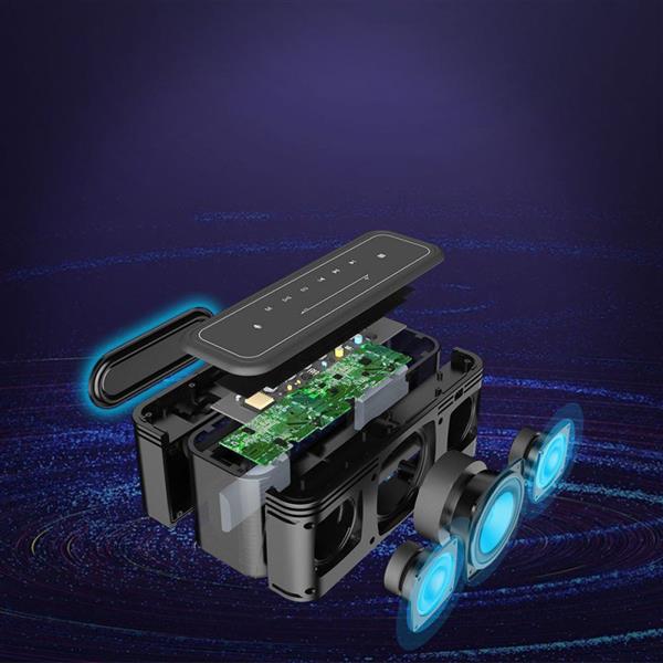 Tronsmart Element Mega Pro 60 W wodoodporny (IPX5) bezprzewodowy głośnik Bluetooth 5.0 SoundPulse®  z funkcją Powerbank czarny (371652)-2174227