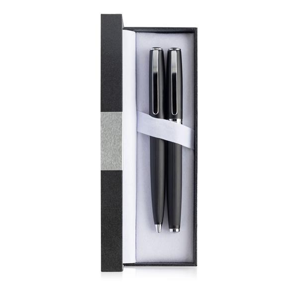 Zestaw metalowe pióro kulkowe oraz długopis-3183609