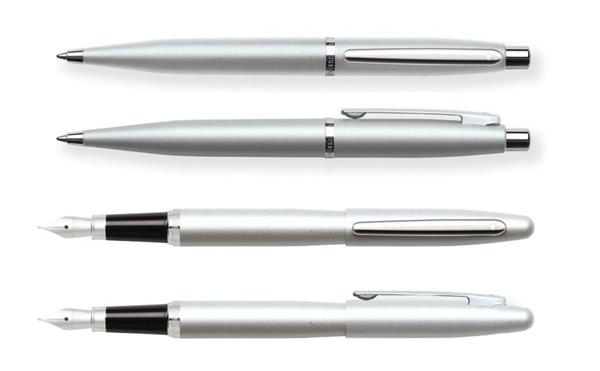 9400 Zestaw (pióro wieczne i długopis) Sheaffer VFM, srebrny, wykończenia niklowane-3040259