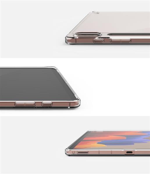 Ringke Fusion etui pokrowiec z żelową ramką Samsung Galaxy Tab S7+ (S7 Plus) przezroczysty (F476R52)-2171008