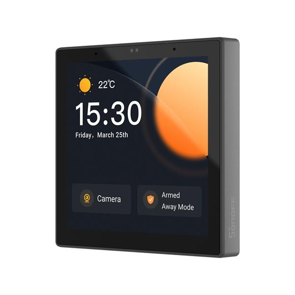 Sonoff panel sterowania inteligentnego domu z ekranem dotykowym Zigbee 3.0 Google Assistant, Alexa czarny (NSPanel Pro)-2965268