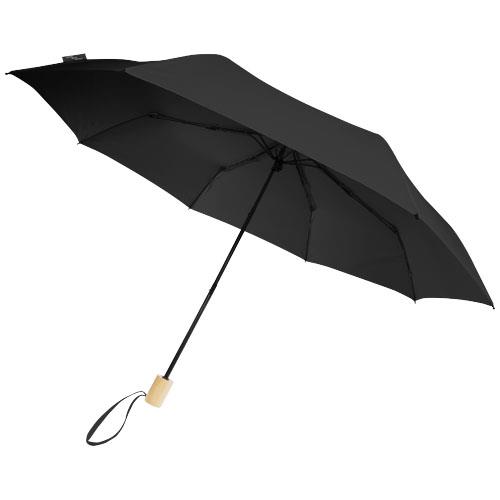 Składany wiatroodporny parasol 51 cm z PET z recyklingu Birgit-2334500