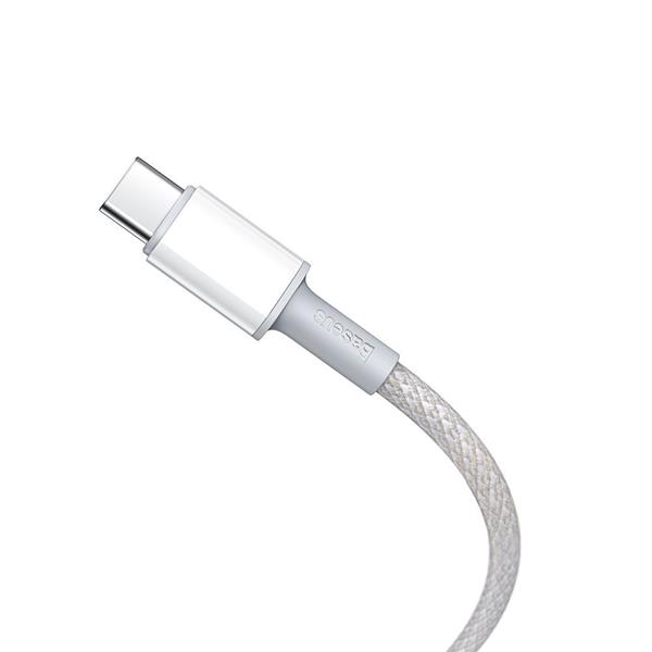 Baseus kabel USB Typ C - USB Typ C szybkie ładowanie Power Delivery Quick Charge 100 W 5 A 2 m biały (CATGD-A02)-2171179