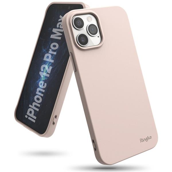 Ringke Air S ultracienkie żelowe etui pokrowiec iPhone 12 Pro Max różowy (ADAP0032)-2168336