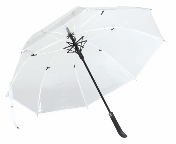 Automatyczny parasol VIP, biały, transparentny-2303314