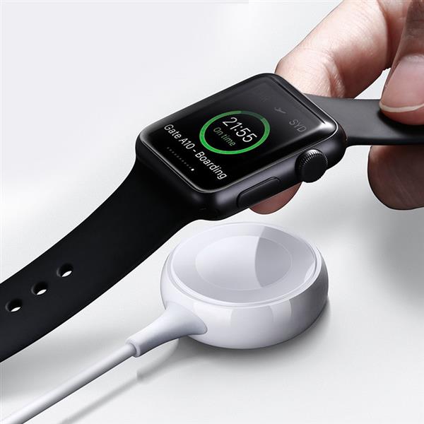Ugreen bezprzewodowa ładowarka MFI Qi do Apple Watch z wbudowanym kablem 1m biały (CD177)-2268832