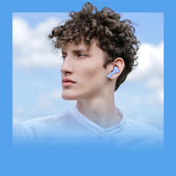 Acefast dokanałowe słuchawki bezprzewodowe TWS Bluetooth jasnoniebieski (T6 ice blue)-2405786