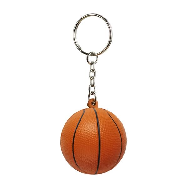 Brelok antystresowy Basket, pomarańczowy/czarny-2010866