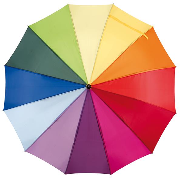 Automatyczny parasol, RAINBOW LIGHT, wielokolorowy-597332