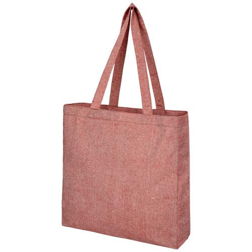 Pheebs poszerzana torba na zakupy z bawełny z recyclingu o gramaturze 210 g/m2-2333531