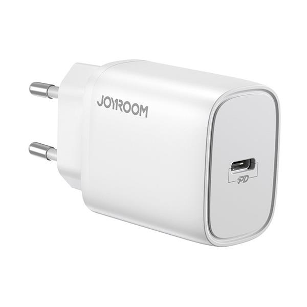 Joyroom szybka ładowarka sieciowa USB Typ C PD 20W wtyczka EU biały (L-P201)-2380341