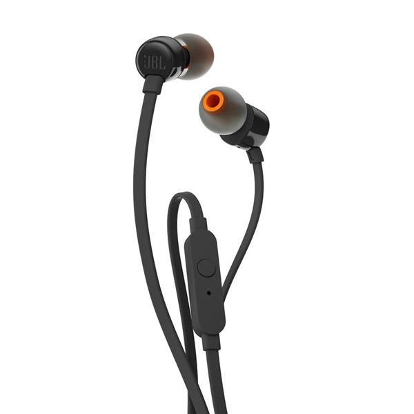 JBL słuchawki przewodowe douszne z mikrofonem T110 czarne-1576298