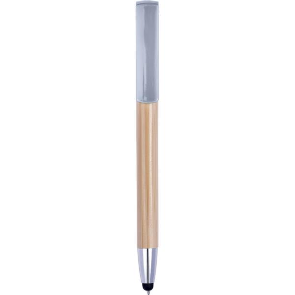 Bambusowy długopis, touch pen, stojak na telefon-1981818