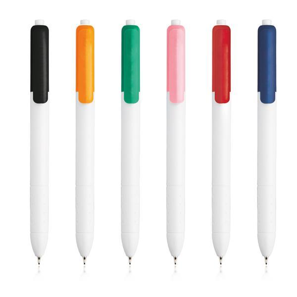 Plastikowy długopis z kolorowym klipsem-1921298