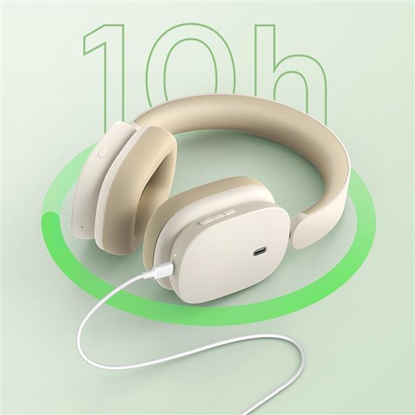 Baseus Bowie H1 słuchawki bezprzewodowe Bluetooth 5.2 ANC szary (NGTW230013)-2404067