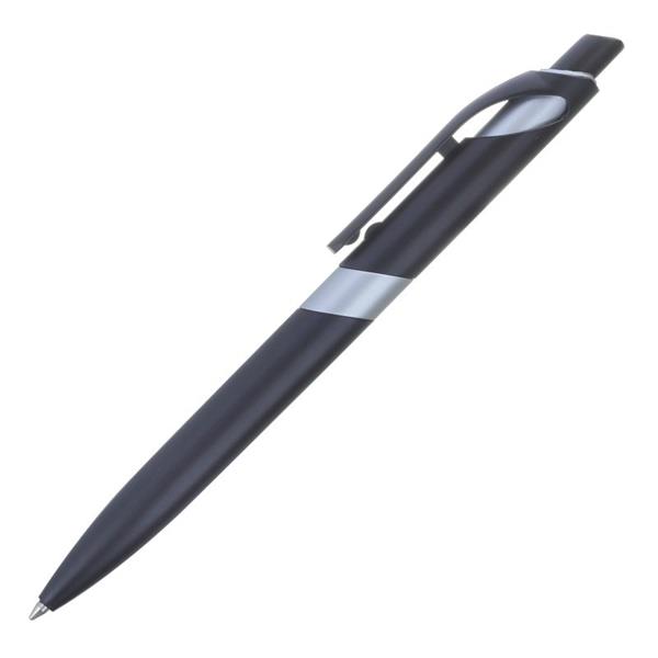 Długopis Marbella, srebrny/czarny-545004
